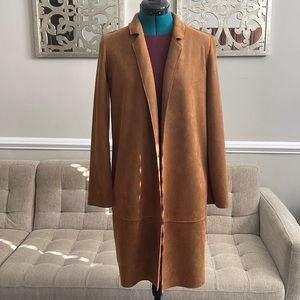 Zara Fox Suede Coat